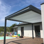 réalisation-pergolas bioclimatiques - pergola lame orientable - taravello