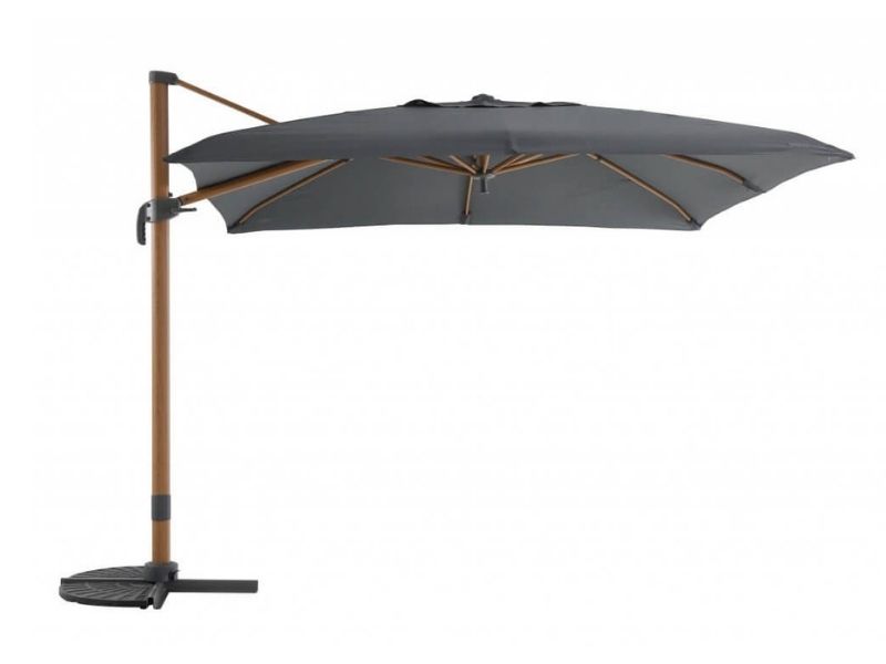 Parasol Déporté 3×3 Deluxe – Heat Transfer _ Mobilier de jardin - produit - Taravello