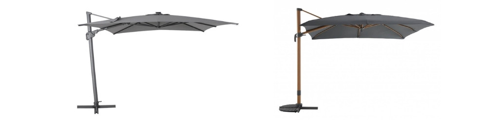TARAVELLO - image 1 - parasol deporté - parasol deporté inclinable - parasol déporté 3x3