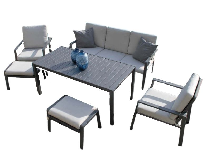 Mobilier exterieur aluminium - salon de jardin en alu - salons de jardin aluminium - Taravello Habitat